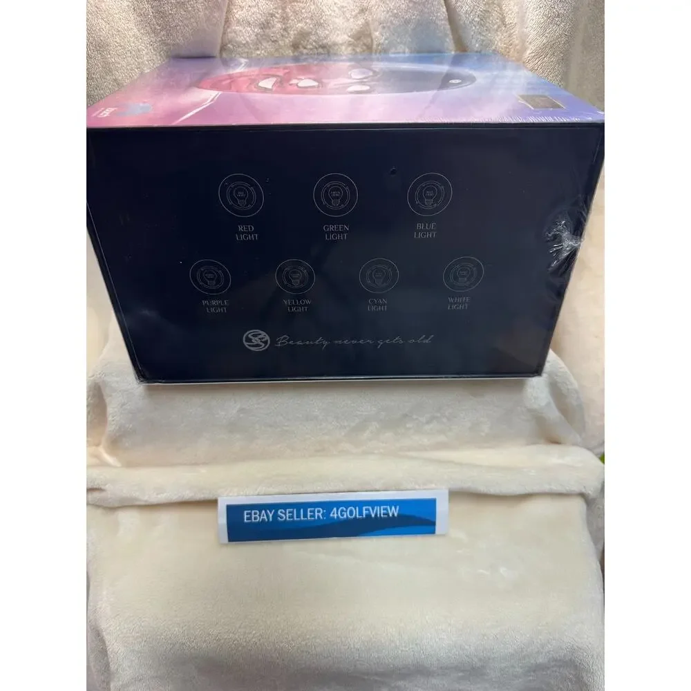 NEW SEALED BOX - Secret Collagen Flawless Face LED Cordless Mask (7 LED Colors)